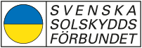 Vi är medlemmar iSvenska solskyddförbundet.